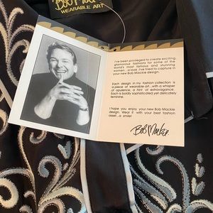 90s Mother's Day Unique Bob Mackie Tulip Blouse By Bob Mackie